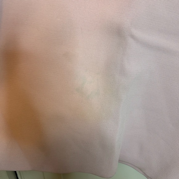 Herve Leger Paris Baby Pink Turtleneck Cropped Top - Picture 9 of 9